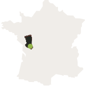 Carte de France localisant les Deux-Sèvres