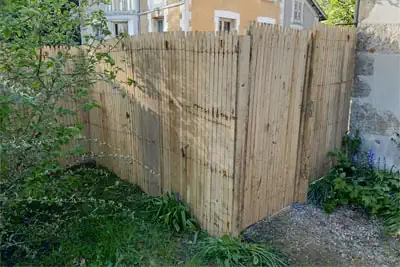 Photo miniature du portillon en lattes de bois